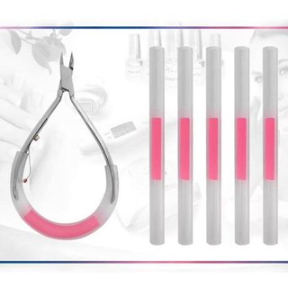 Molas de silicone alicate cuticulas profissional kit 5 unidades