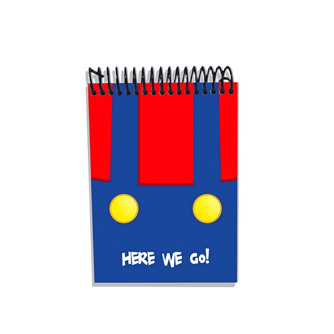 Caderneta Supermario Mario Bross Here We Go Video Game