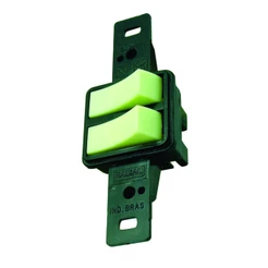 Interruptor 2 Teclas Paralelas Sem Placa Prata Radial