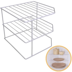 Organizador Porta Pratos Horizontal Viena 3 Níveis em Aço BEL