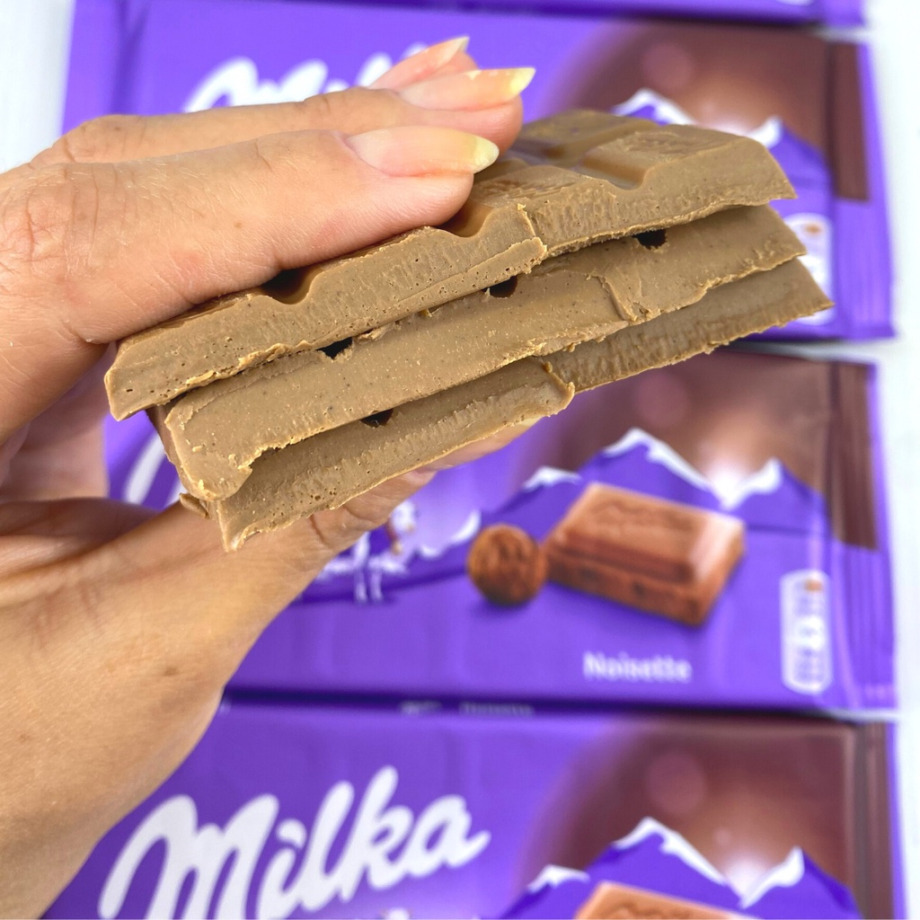 Chocolate Milka Noisette - Creme de Avelã - Importado 100g