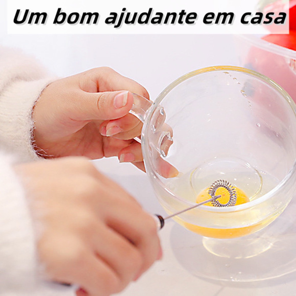 Mini Misturador Batedor Mixer Elétrico Para Claras De Ovos Leite Café Cores Sortidas Utensílios De Cozinha