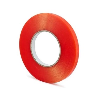 Fita Adesiva Dupla Face Vermelha Para Tela Bateria Celular Andoid Iphone 3mm 5mm