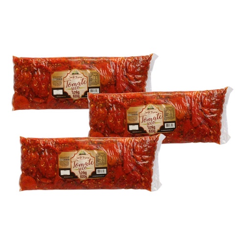 Kit 3 Antepasto Tomate Seco Acompanhamento Natural 940g