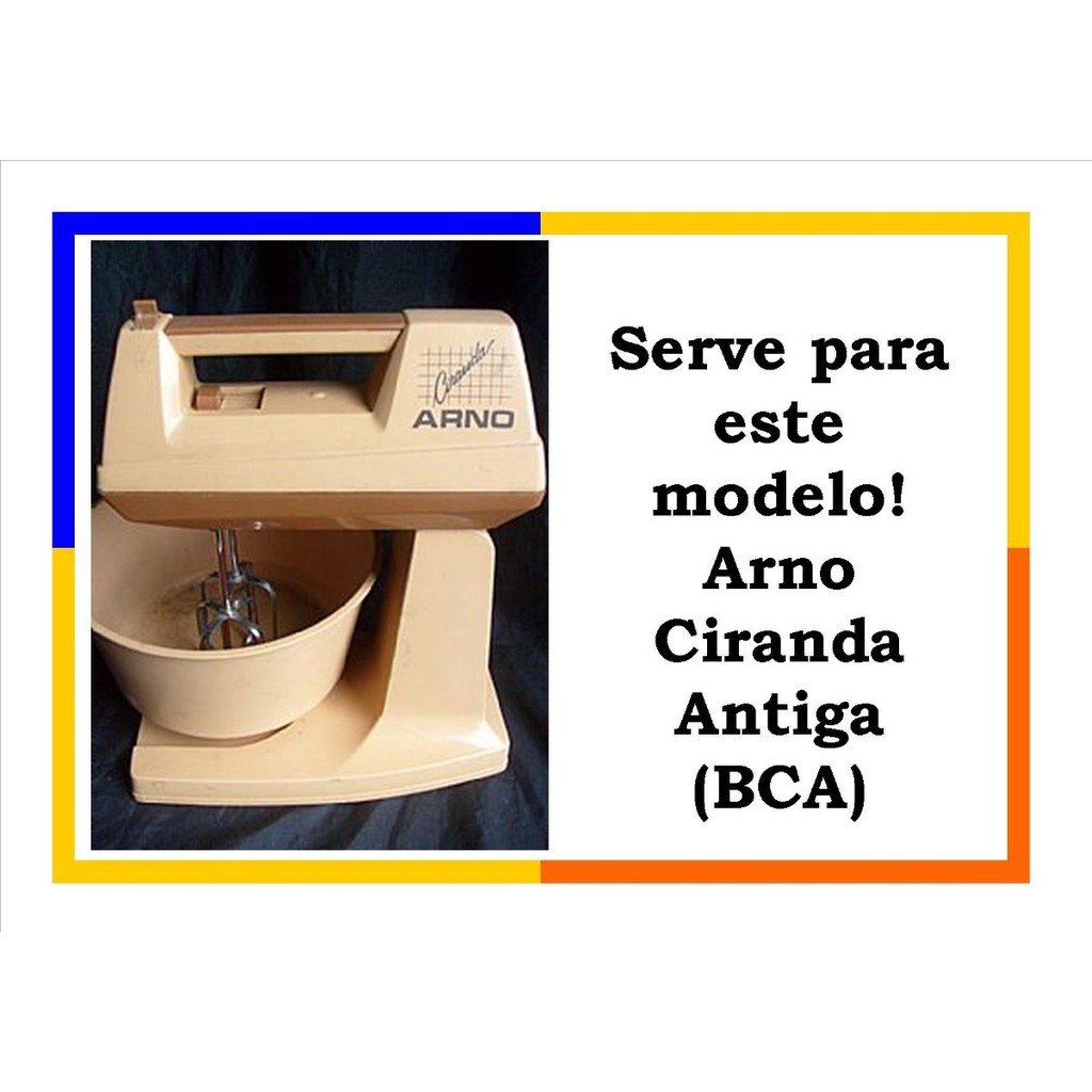 Engrenagem De Batedeira Arno Ciranda Antiga Bca ( Par) shopee site frete grátis ou com desconto!