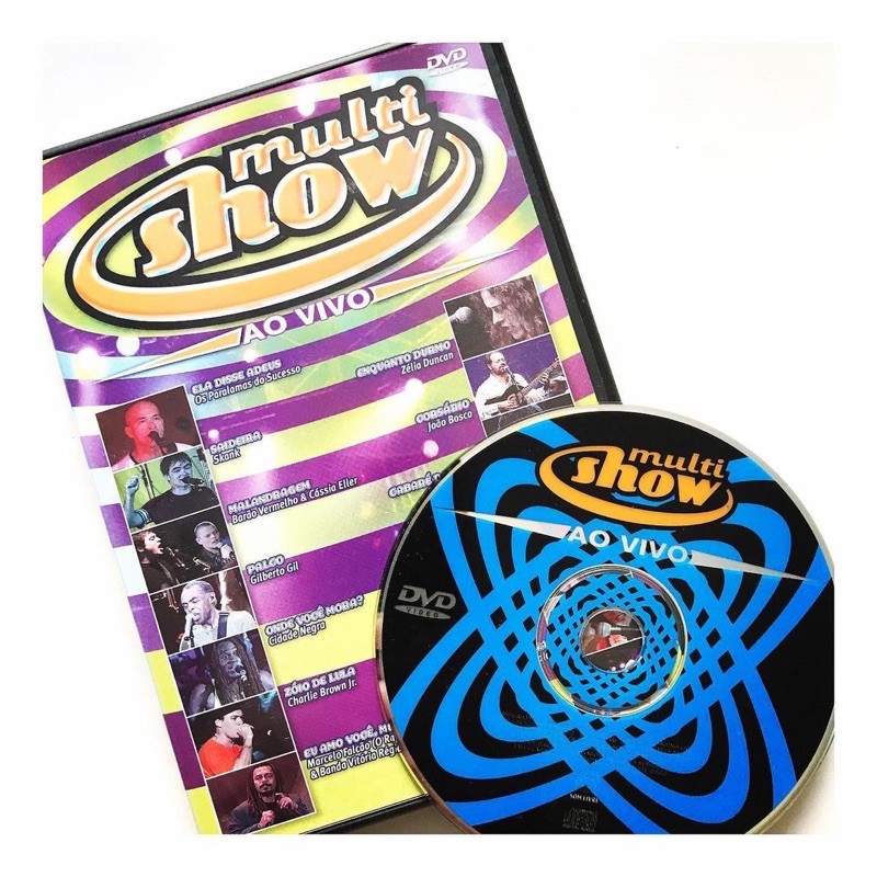 DVD MULTISHOW -  AO VIVO (Ivete Sangalo, Gilberto Gil, Caetano Veloso, Zélia Duncan, Skank)