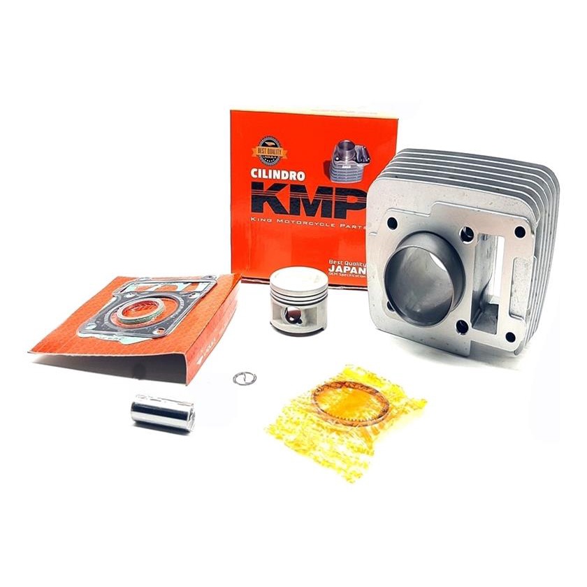 Kit Cilindro Pistao Aneis Kmp Ybr125 / Factor 125 / Xtz125 em Oferta na Shopee