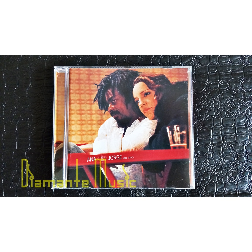 Ana Carolina e Seu Jorge - Ana & Jorge Ao Vivo - CD EX- Ref. 1616