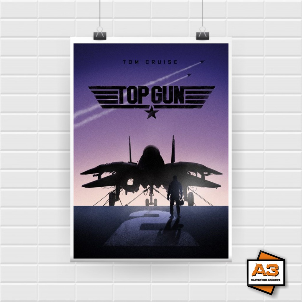 Plaque Métal Logo Top Gun - Cinéma/Top Gun - Foto 2
