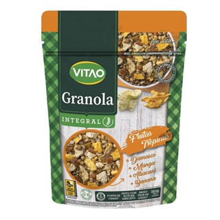 Granola Integral de Frutas Tropicais 250g - Vitao em Oferta na Shopee