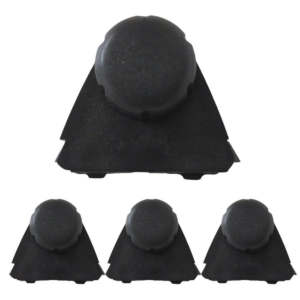 Kit 4 Tapa Furo Acabamento Paralama Nissan Frontier - Preto