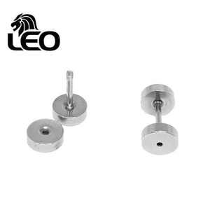 Brinco Falso Alargador 6mm Unissex Aço Cirúrgico