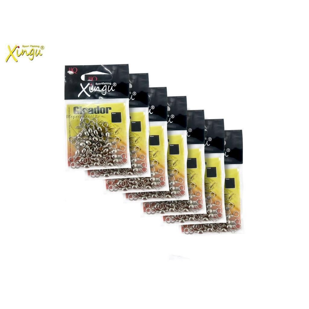 Kit Giradores Xingu Nickel N° 2/0 (3,5cm) - 105 Peças