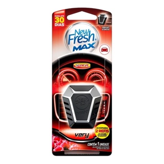 Aromatizante luxcar new fresh max very cheirinho para carros e ambientes em Oferta na Shopee