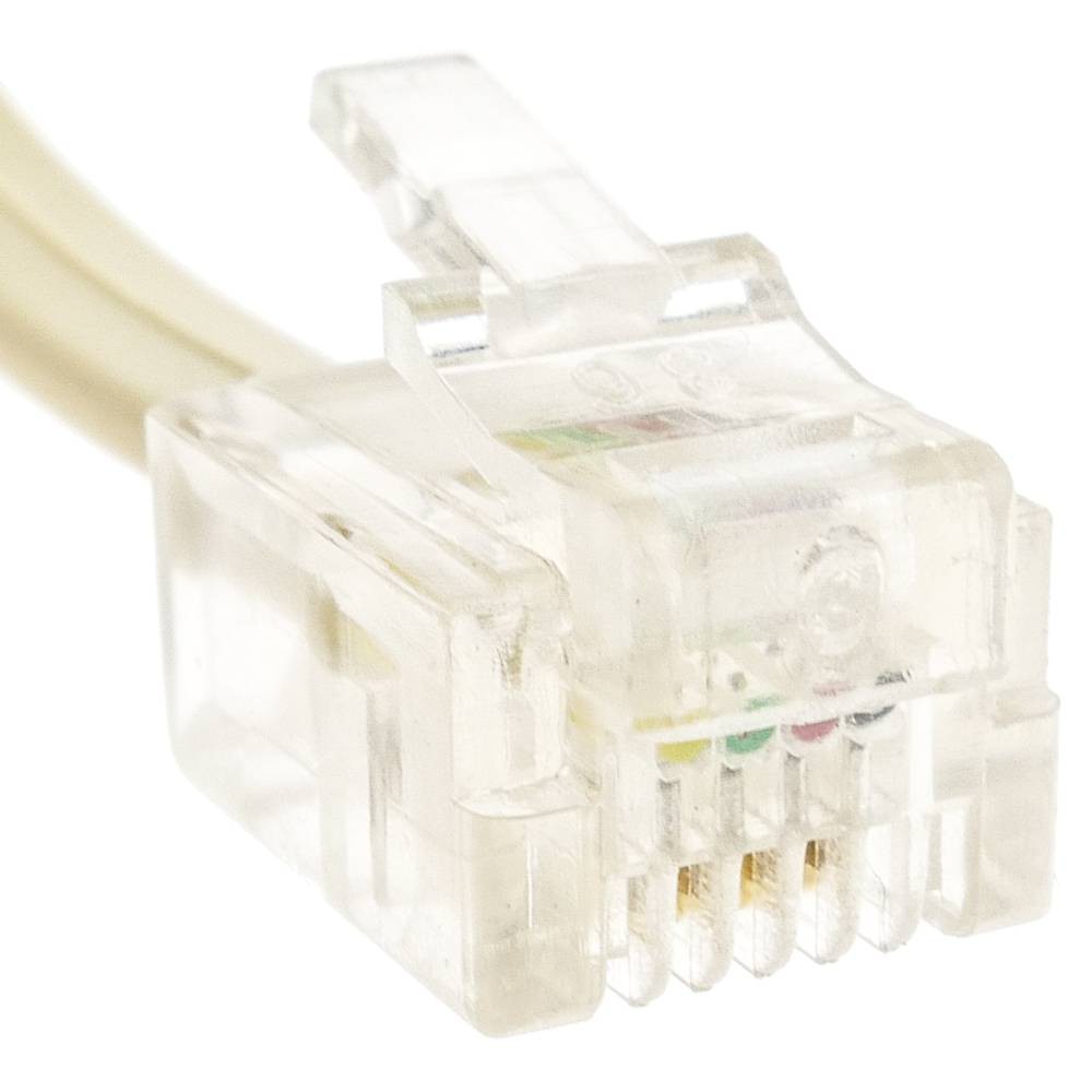 Conector RJ11 Macho (6 x 4) ( 06 vias x 04 contatos ) Telefone Telefonia