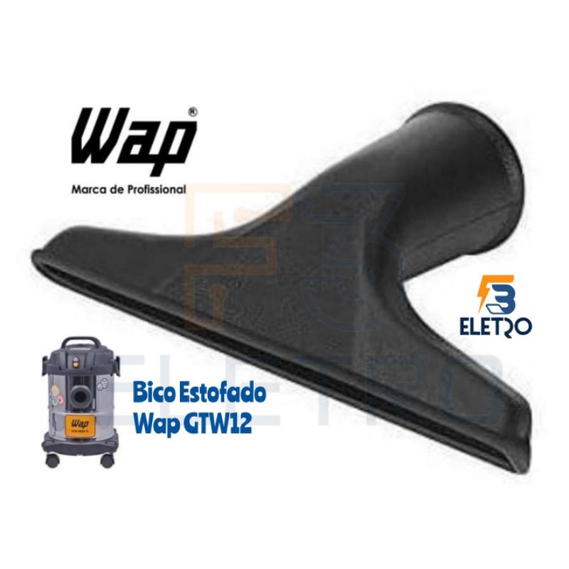 Bico Estofado Carpete 14cm Aspirador de Pó Wap GTW 12 Inox