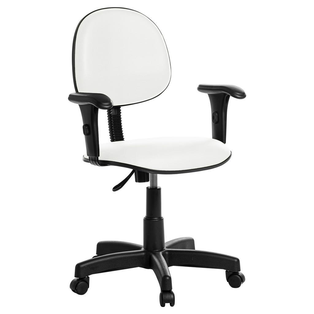 Cadeira de Escritório Executiva Com Braço RCE Branco