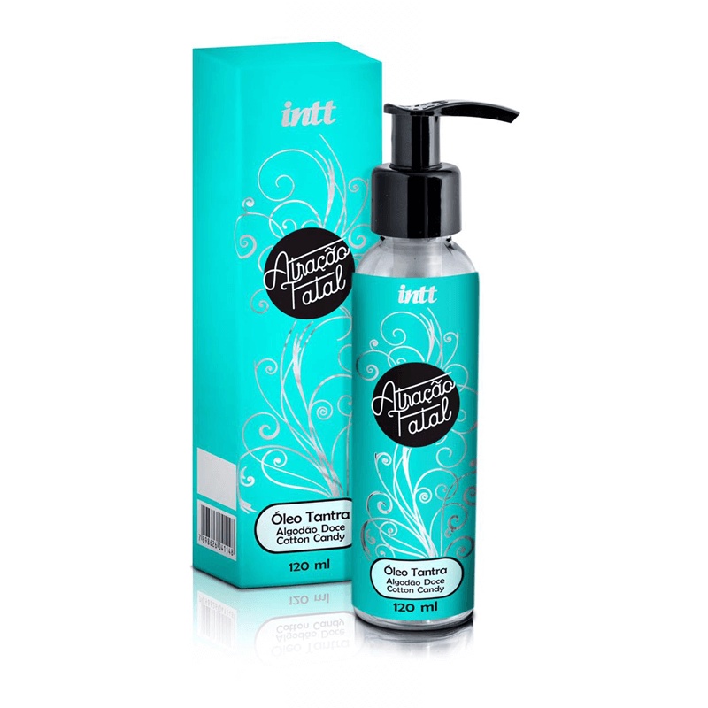 Óleo de Massagem Tântrica com Aroma Algodão Doce - Intt Atração Fatal | 120 ml em Oferta na Shopee