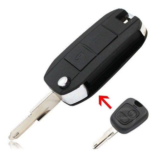 Chave Canivete Para Alarme Original Peugeot 206 207 Hoggar em Oferta na Shopee