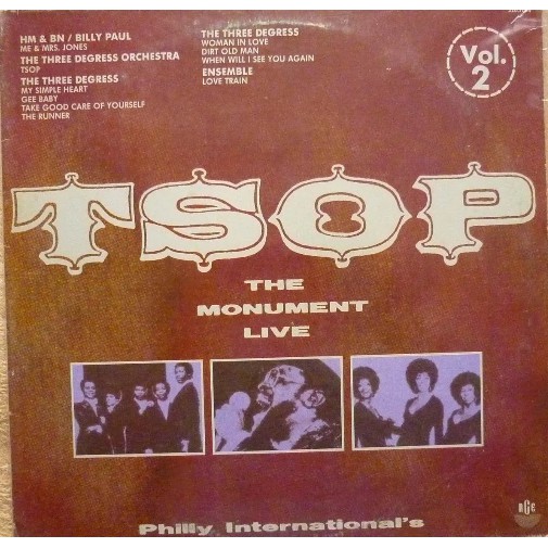 LP Vinil TSOP – The Monument Live Vol. 2 | Philly Soul | Disco & Soul Clássico 90s| Soul Disco