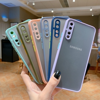 Capa Protetora De Celular Fosca Anti-Impacto Translúcido Para Samsung A50/A50S/A30S/A30/A20/A20S/A10S/A10/M10/A71/A51