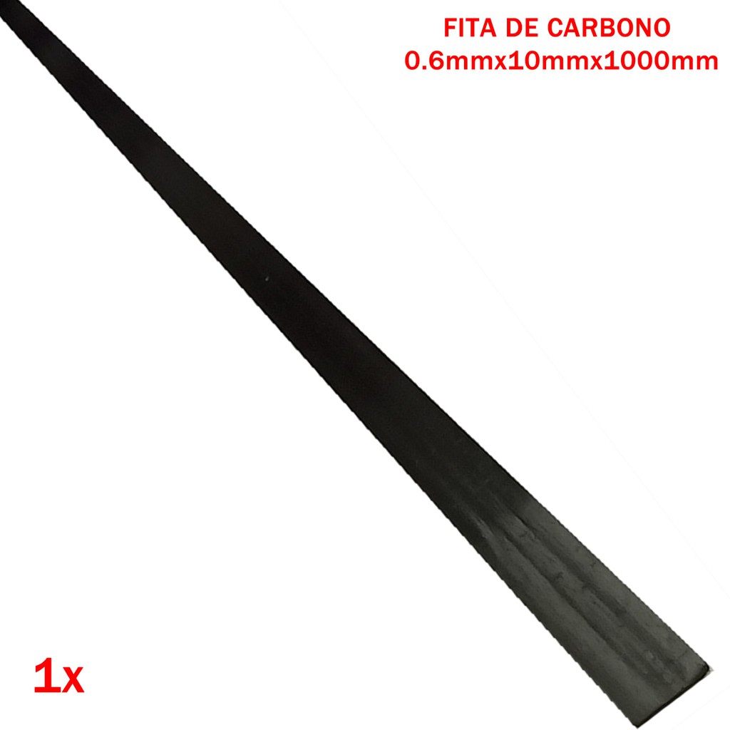 1x Fita De Carbono Perfilado Para Constru o Refor o Estrutural 