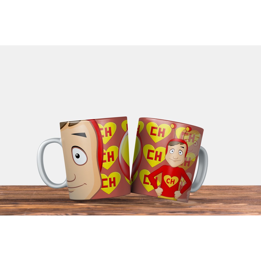 Caneca Porcelana Coleção Chapolin Colorado Mod 01