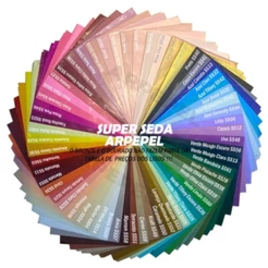 Papel Super Seda Arpepel Novo - Cores De "s" A "v"