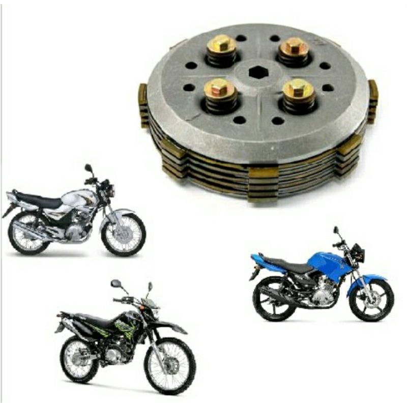Kit Embreagem Cubo + Plato Yamaha Ybr Factor 125 / Xtz 125 2000 a 2016