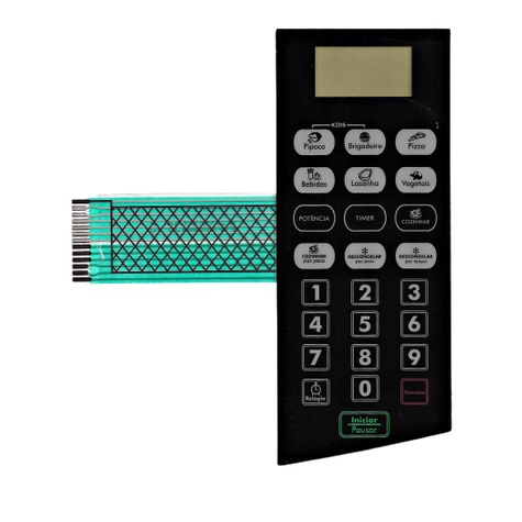 Membrana Teclado Para Microondas Britania Bm 22 Pr em Oferta na Shopee