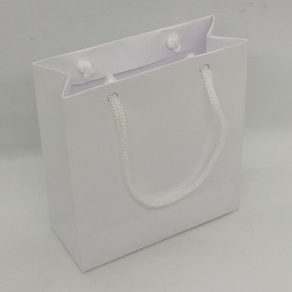 Sacolas Mini Loja Bijurs 13x12x5 - Kit com100 Unidades - Papel Offset 120 gr.