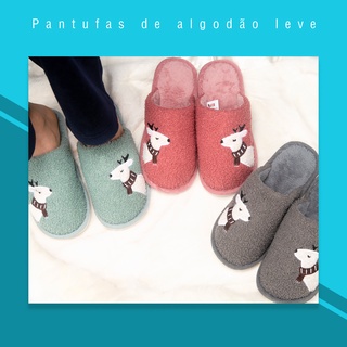Pantufa De Casa Feminina Menina Pelúcia Confortável