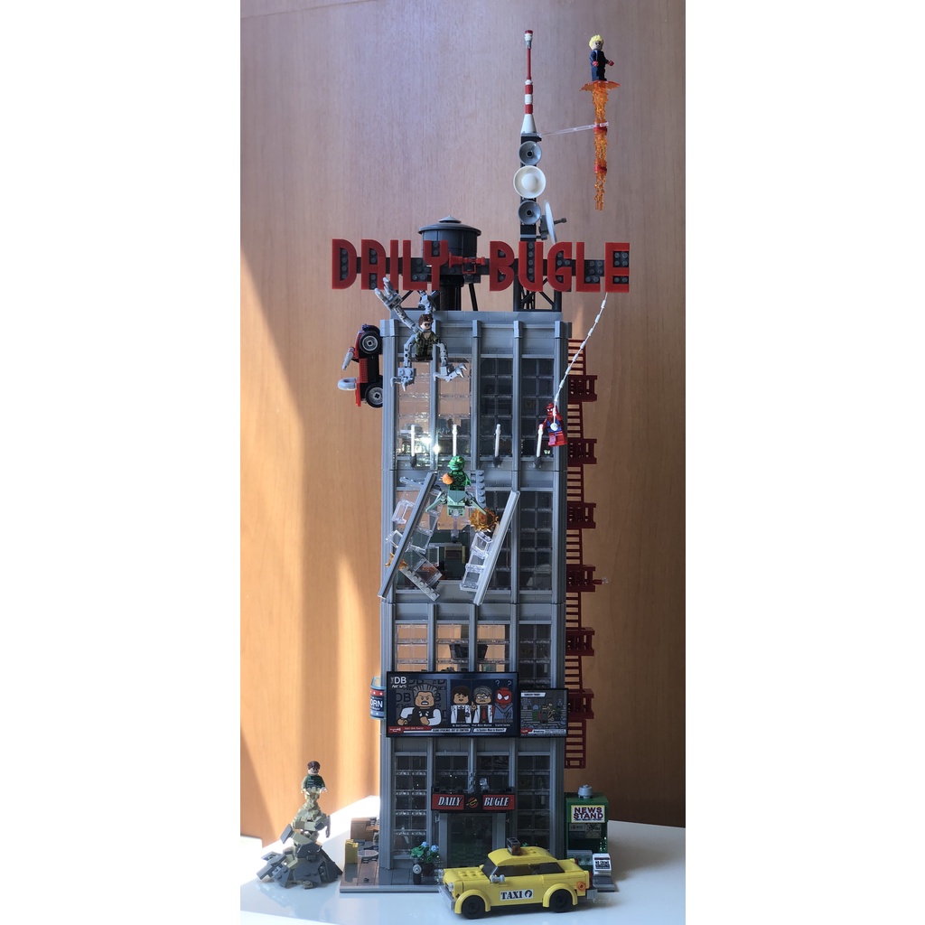 Marvel Clarim Diário Daily Bugle do Homem Aranha Compatível Lego 76178