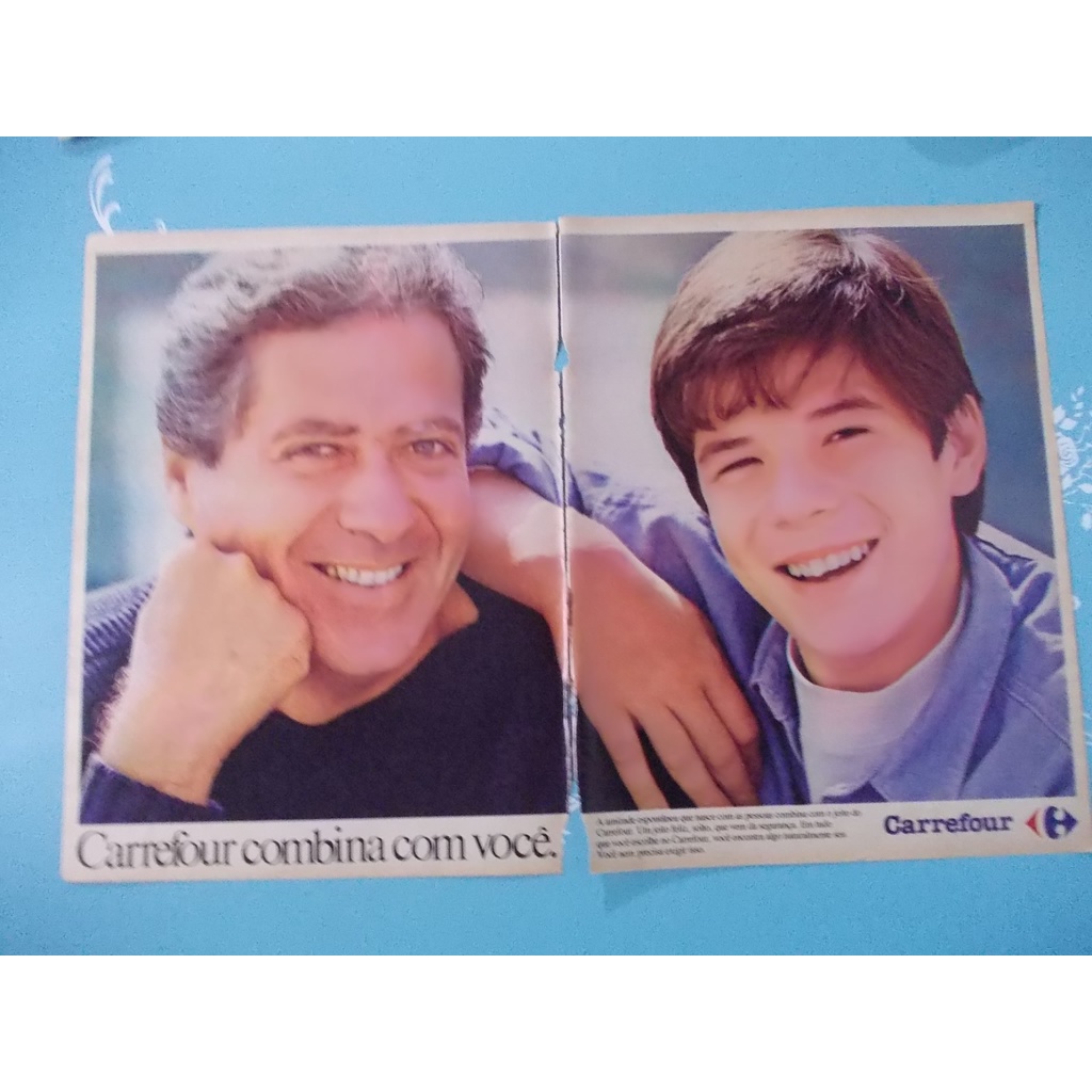 Propaganda Antiga da Revista Veja - Carrefour Combina Com Você