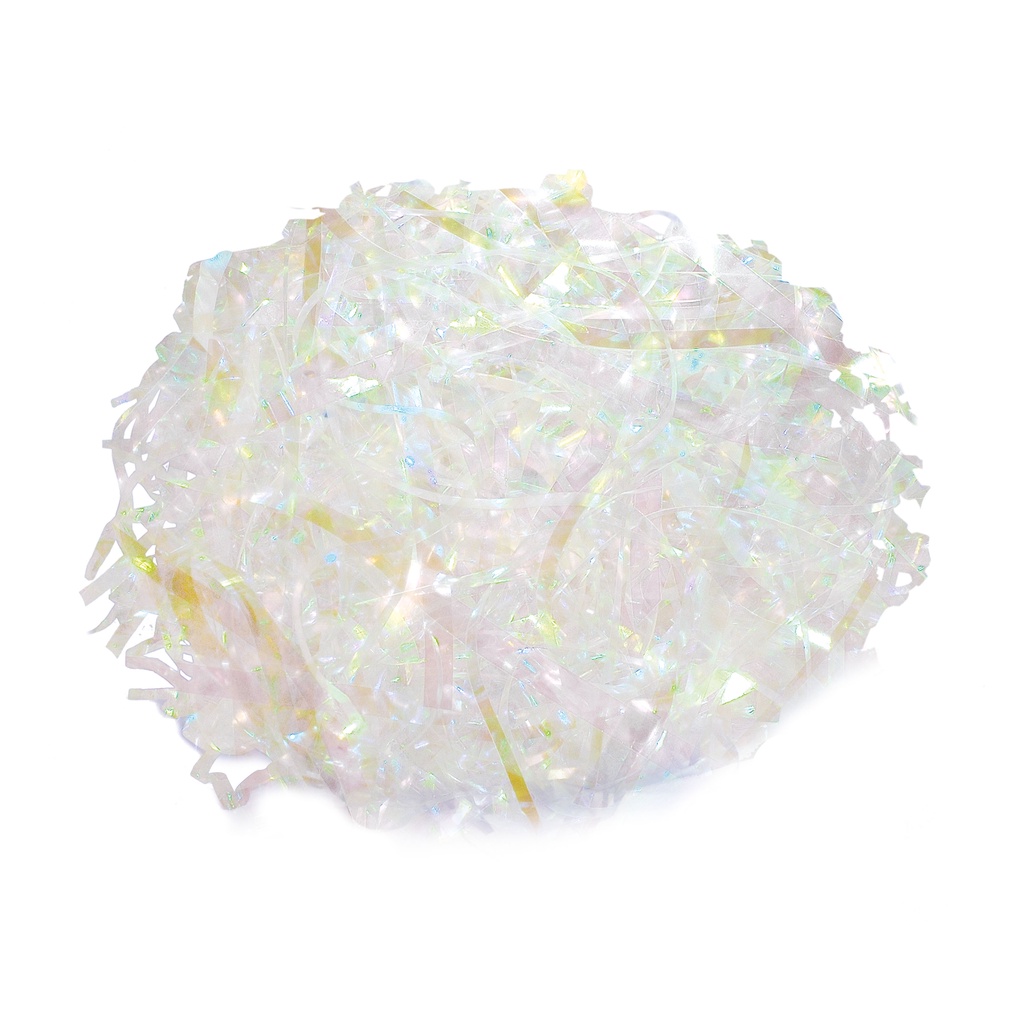 Palha Decorativa Poli Nacarado - 01 pacote 100g - Cromus - Rizzo Distribuidora