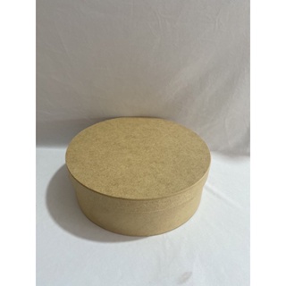 10 Caixa Redonda em MDF Cru 30x30x9 em Oferta na Shopee