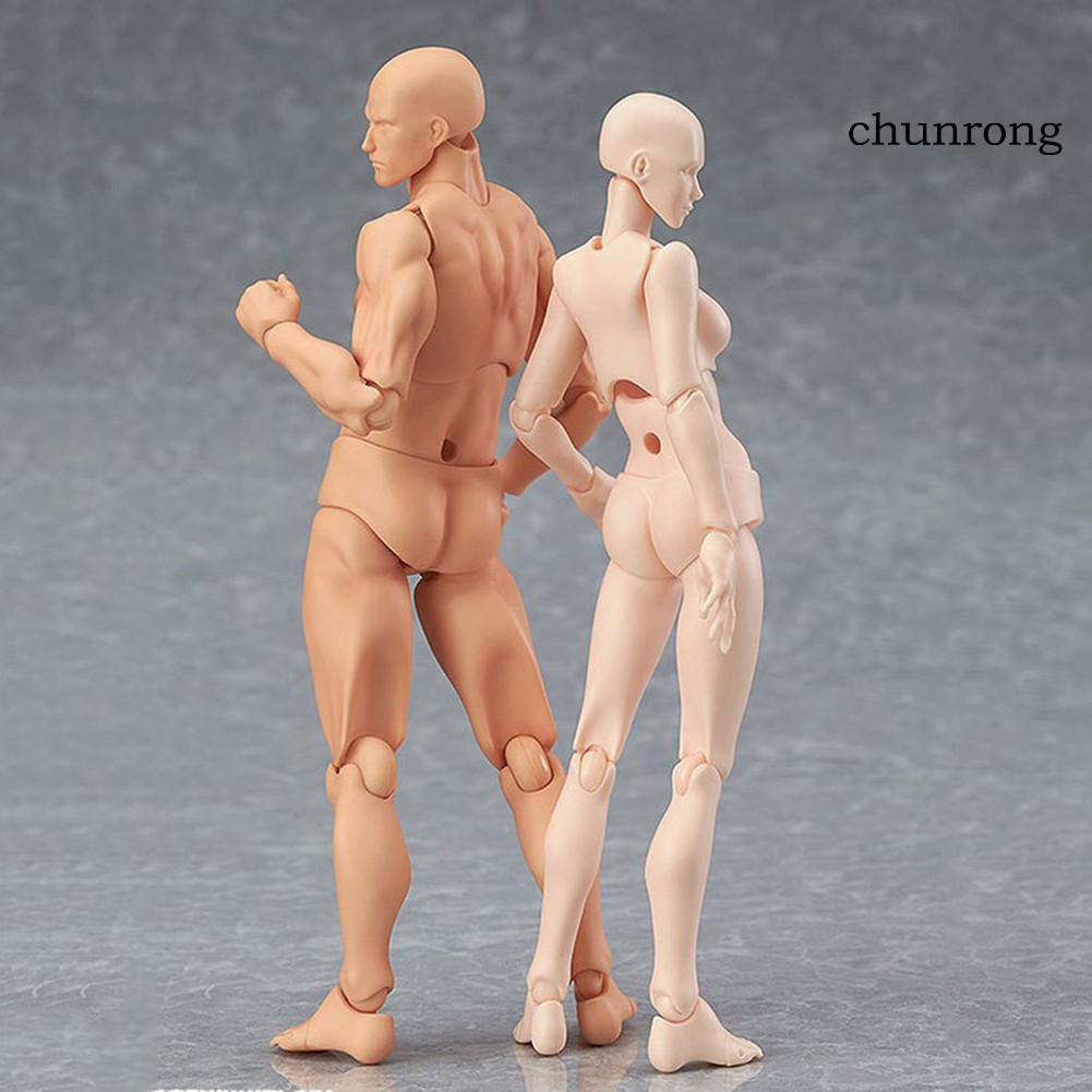 Cr + Desenho Boneco De Ação Artista Movable Masculino Feminino Arquiço / Corpo