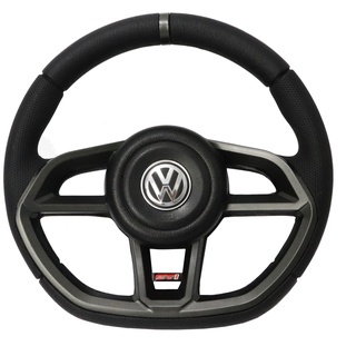 Volante esportivo gti grafite para FUSCA 77 a 96