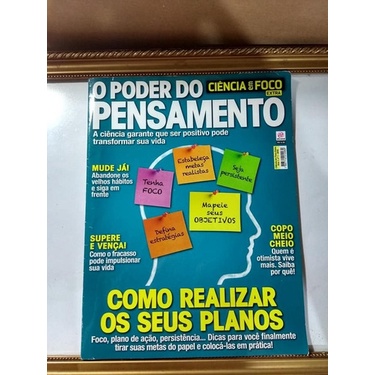 Revista O Poder Do Pensamento Nº 1 Como Realizar Seus Planos
