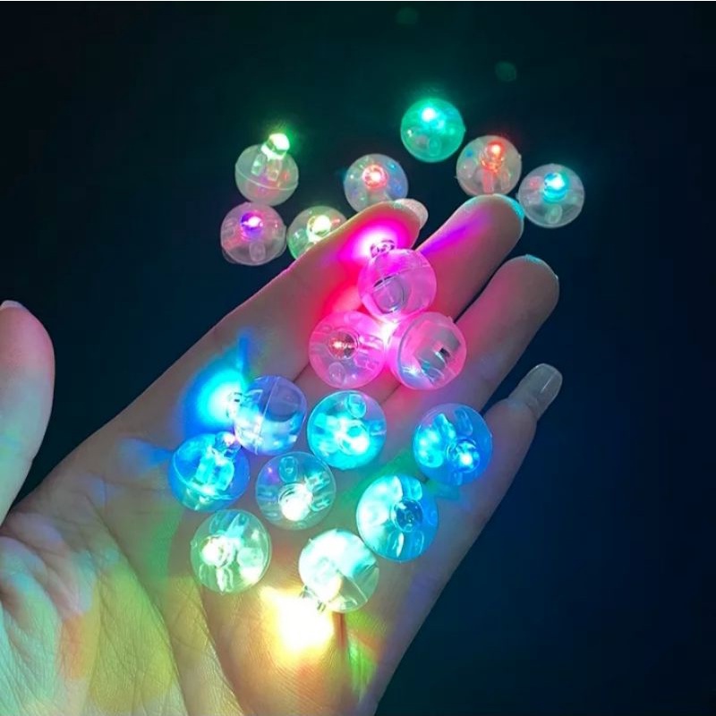20/ 50 Mini Led Balão Bexiga a prova d'água Decoração de Piscina Aniversário Casamento em Oferta na Shopee