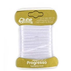 Fita em Cetim - Branco - 10mx4mm - 1un - Progresso - Rizzo