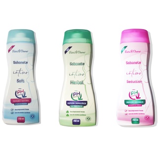 Sabonetes Íntimos 250ml PH Balanceado  Proteção e Recrescência Natu Charm em Oferta na Shopee