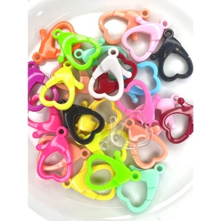 50 Peças Fecho Lagosta Em Acrilico Fosco - Colorido - 33mm Cores disponiveis em Oferta na Shopee