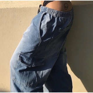 Calça cargo jeans skatista envio RÁPIDO