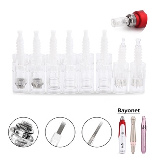 50pçs Caneta Elétrica Agulhas Derma Cartucho M/M5/M7/E30 Nano12 Pino Micro Agulha De Substituição Cabeça Agulhamento Da Pele