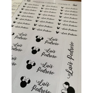 Adesivo Escolar Personalizado Vinil à Prova D’água em Oferta na Shopee