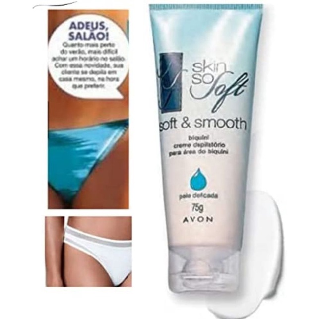 Creme depilatório para área do biquíni (área íntima) 75 g, Avon. Promoção!