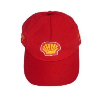 boné vermelho shell uniforme frentista