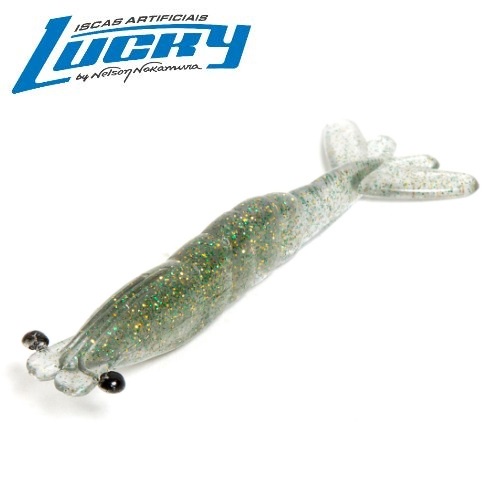 Isca Artificial Soft Lucky by Nelson Nakamura Nakamarão - 806 Verde Musgo