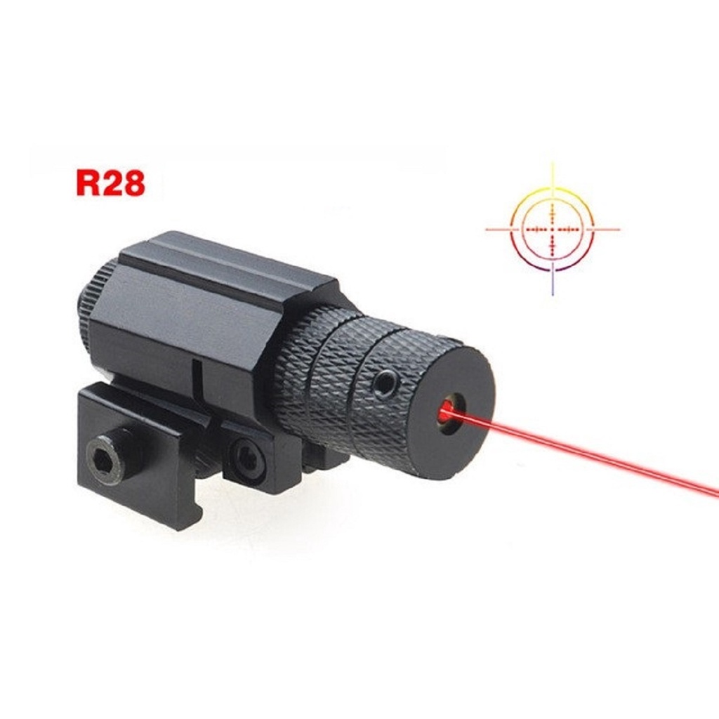 Mira Laser R Mm Picatinny Red Dot Airsoft Paintball Airgun Shopee Brasil